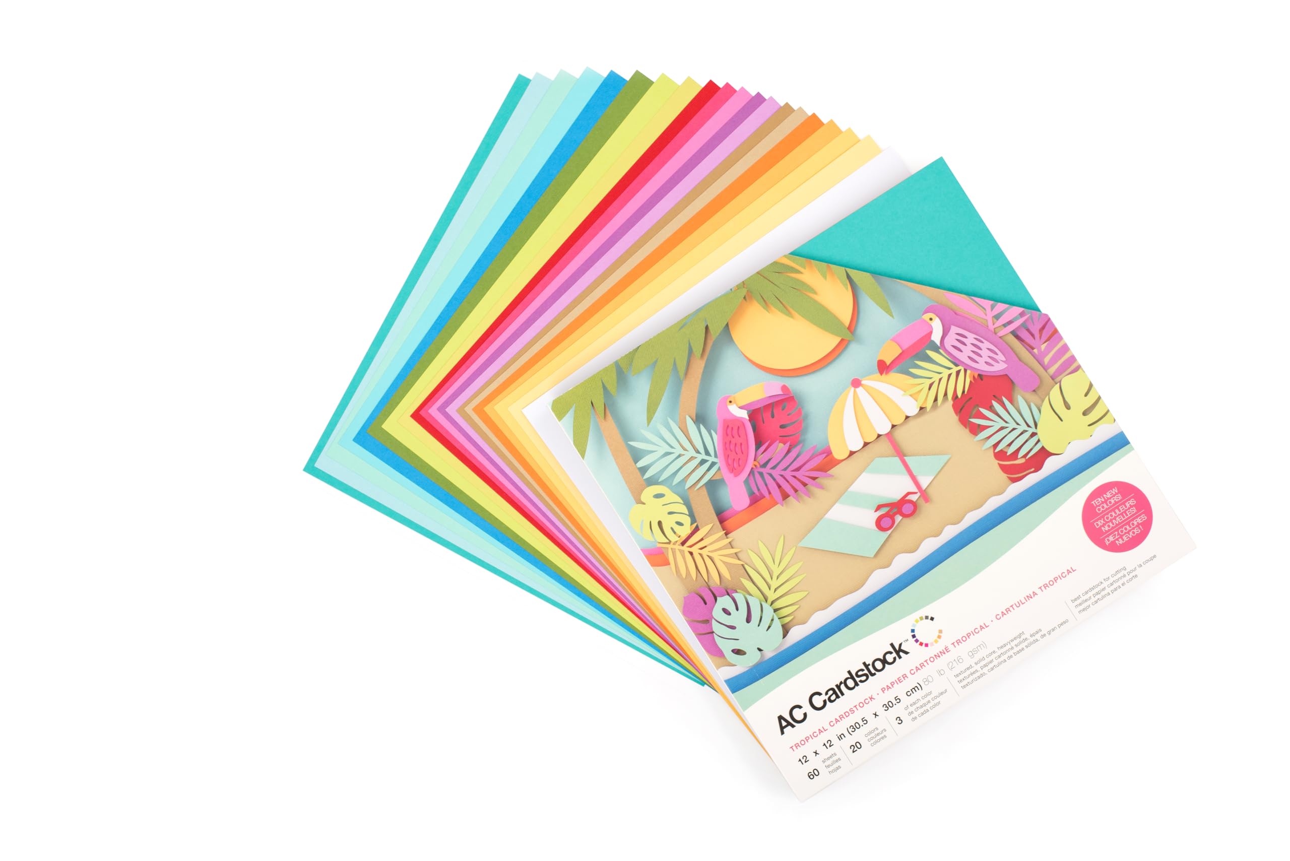 Amazon.com: Cardstock 12x12 Scrapbook Paper Pack - Textured